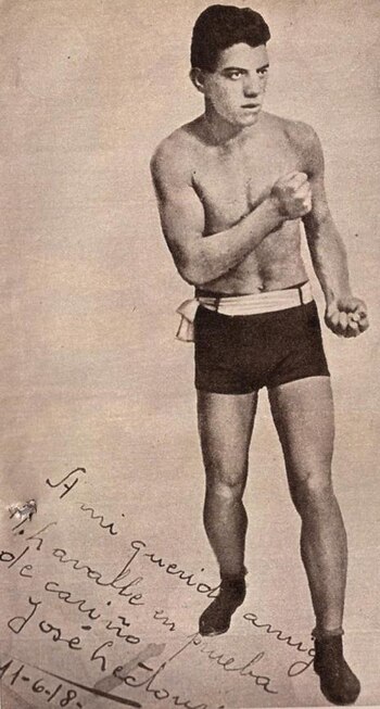 Una foto dedicada por José