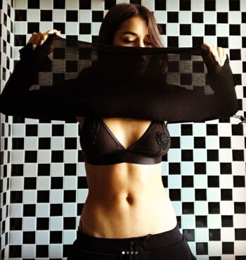 En una producción de fotos