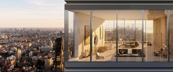 Así sería uno de los penthouses del rascacielos de lujo (DBOX)