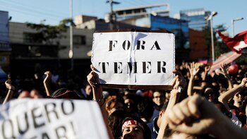 Los seguidores de Dilma Rousseff