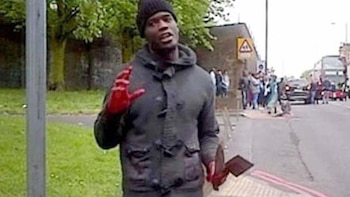 Uno de los terroristas, con