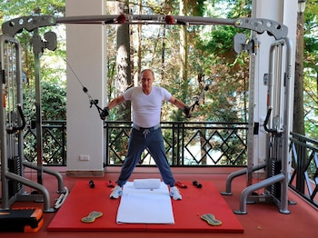 Putin tiene un gimnasio personal