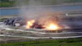 El objetivo del ensayo militar