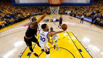 LeBron James y Stephen Curry