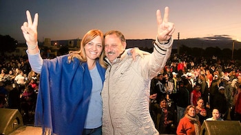 Teresita Madera y Ricardo Quintela