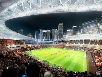 La construcción de un estadio como este implicará un desembolso de USD 300 millones, por lo que se requiere la ayuda de fondos privados