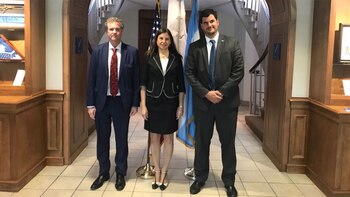 Milman y Burzaco estuvieron esta