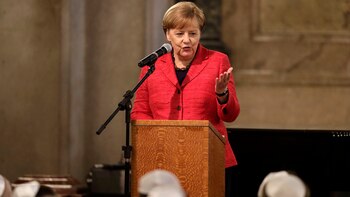 La canciller alemana destacó la