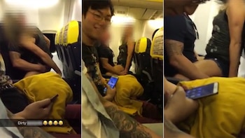 La escena del escándalo en