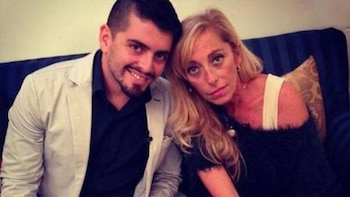 Diego Jr. y Cristina Sinagra