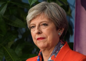 La conservadora Theresa May recibe