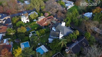 Vista aérea de la casa