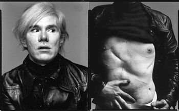 Warhol mostró sus cicatrices ante