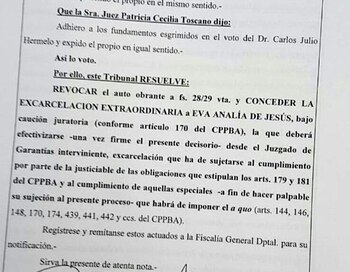 El expediente judicial fue divulgado