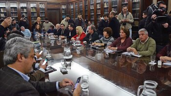 La reunión de este lunes,