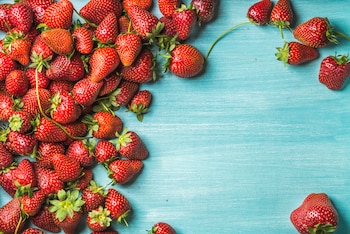 Las frutillas tiene nutrientes beneficiosos