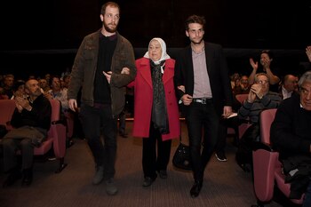 Hebe de Bonafini estuvo este