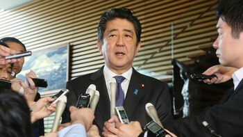El primer ministro japonés Shinzo Abe (AFP)