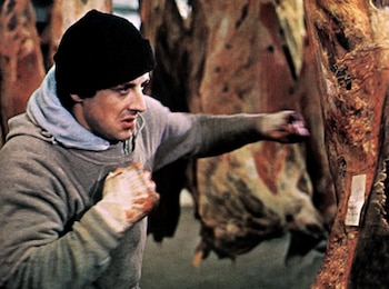 Escena de Rocky, protagonizada por