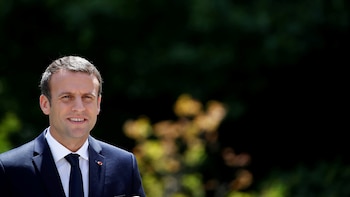 El presidente francés Emmanuel Macron