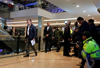 El presidente colombiano recorrió el