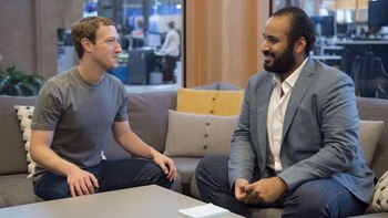 El príncipe Mohamed Bin Salman y Mark Zuckerberg, el dueño de Facebook en el ojo de la tormenta por la filtración de datos