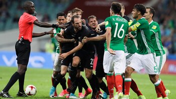 Los jugadores protagonizaron una gresca