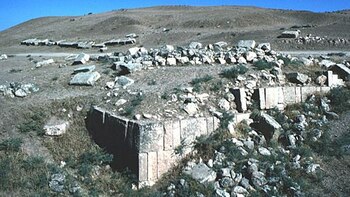 Las ruinas de la ciudad