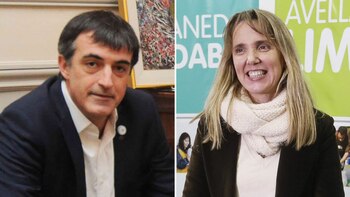 Esteban Bullrich y Gladys González