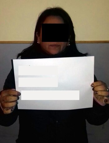 Cabana Fernández, en foto policial