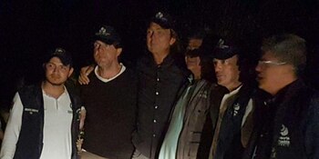 Foto divulgada por la Defensoría