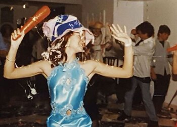 Vanina Escudero, en la fiesta