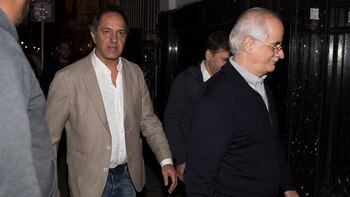 Taiana junto a Daniel Scioli,