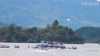 Así naufragaba la embarcación