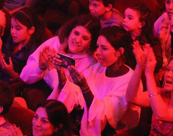 Cande Tinelli, en el estreno