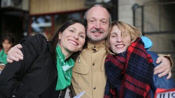 Mónica Macha y Martín Sabbatella