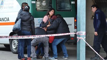 Familiares de las víctimas de