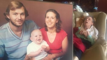 Tim y Jacquie sostienen a