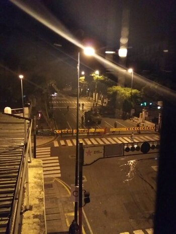 Así se encuentra el paso a Miraflores