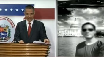 El ministro Ernesto Villegas muestra