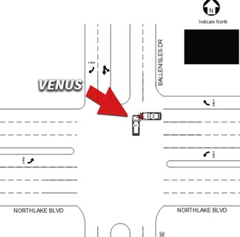 Croquis hecho por los agentes