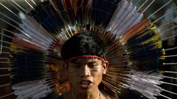 En la ceremonia inaugural, las comunidades realizan bailes típicos de su tradición (AFP)