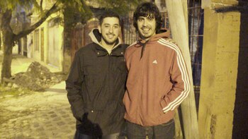 Walter y Diego, amigos inseparables