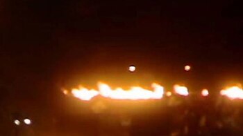 Imagen de una barricada en