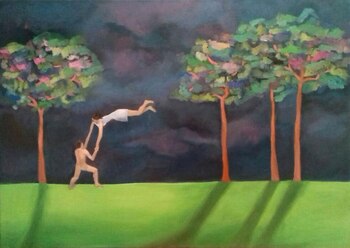 “La mujer que se va”.