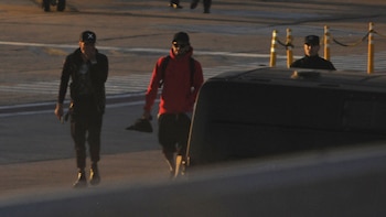 Dani Alves y Neymar llegaron