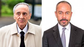 Héctor Magnetto y David Martínez