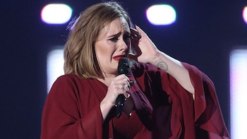 Adele desconsolada