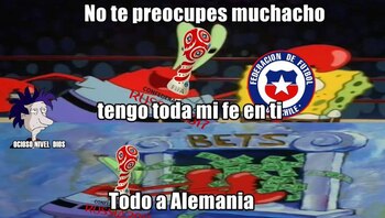 Los memes de Chile-Alemania