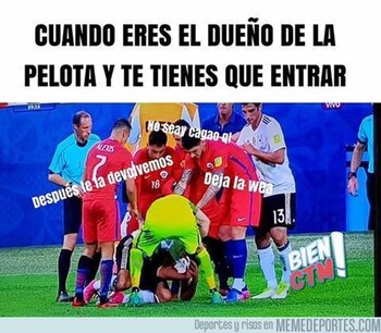 Los memes de Chile-Alemania